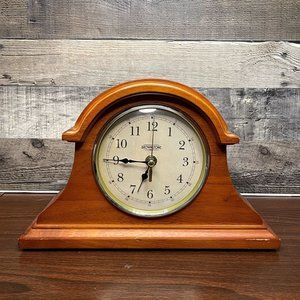 Brownstone LTD. Quartz Battery Operated Wood Tabletop Clock, Working